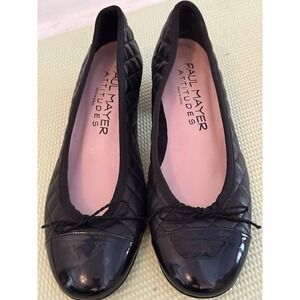 paul mayer attitudes Titou Cap Toe Pump Size 9B Leather Vero Cuoio Spain